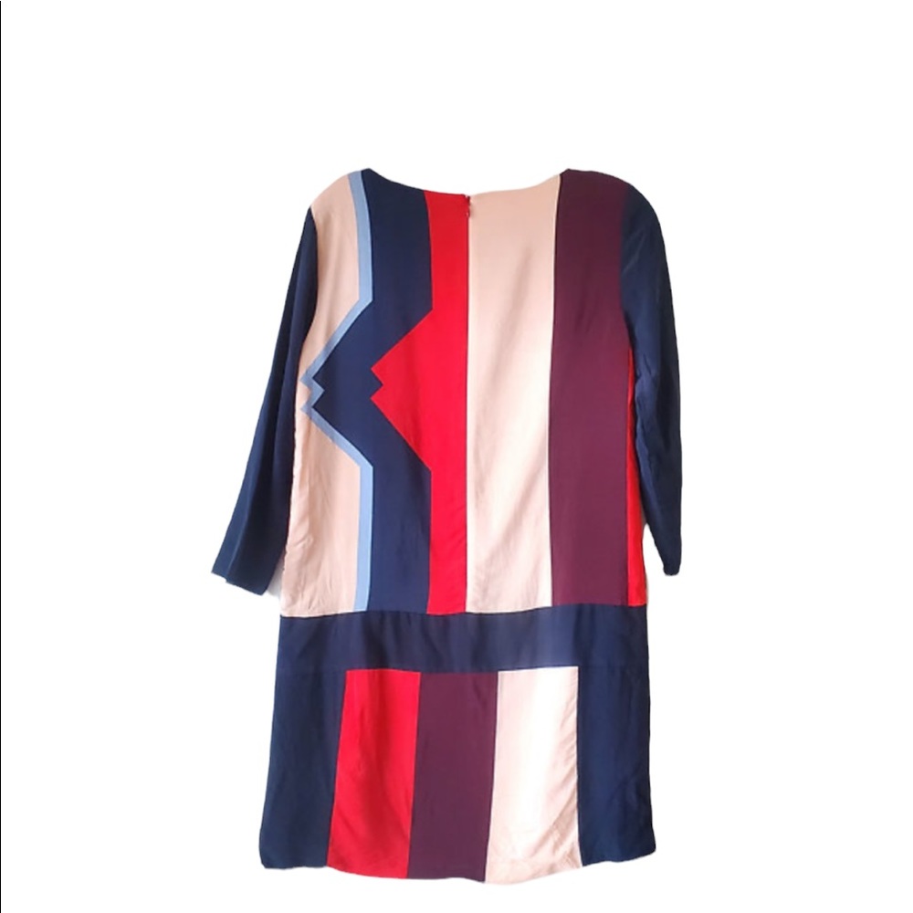 Tibi silk graphic print dress size 6 - Picture 2 of 3